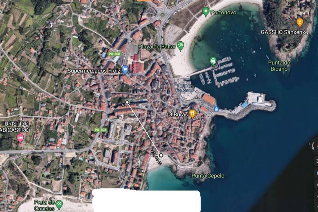 Desconectaengalicia Bellavista, Playa Canelinas Portonovo Exteriör bild